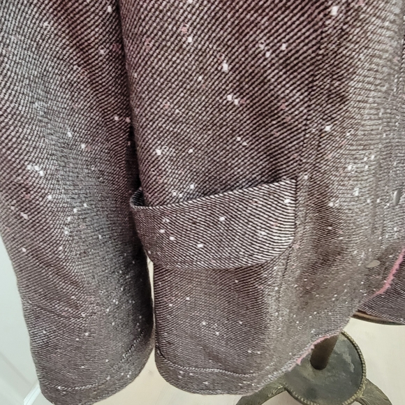 Women's Pink and Brown Jacket - Picture 8 of 11